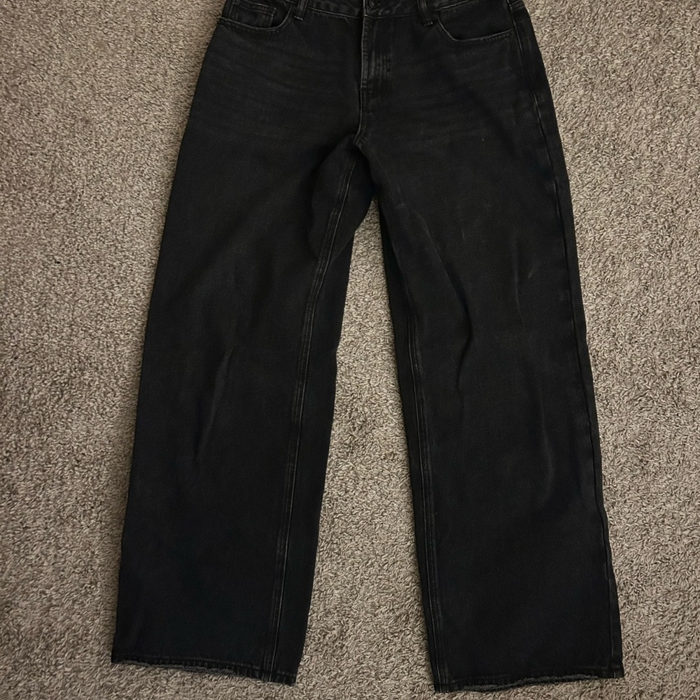 Princess Polly Mid Rise Black Jean